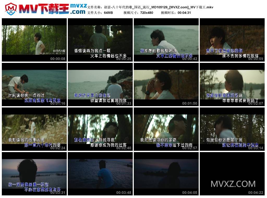 赵雷-八十年代的歌_国语_流行_MD105129